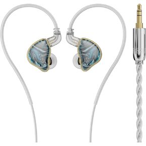 NX7 MK4 HiFi in-Ear Monitor Earbuds:7 Driver Units Hybrid Monitor Earphones, Replaceable Tuning Filters 3.5/4.4mm IEM with Detachable 0.78mm 2Pin Cable for Audiophile Video Music Gaming