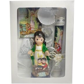 Baptism Candle Set for Boys Baptism Candle Set Girl Catholic Baptismal Candles Decorations Baptism kit Catholic with Candle for Boys