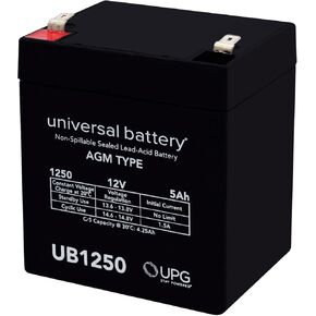 NP5-12 Home Alarm Battery 12v 5ah SLA UB1250