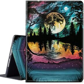for Kindle Scribe Case for Kindle Scribe Cover 10.2 inch Lightweight Protective PU Leather Smart Stand Cover with Auto Wake Sleep Case for Kindle Scribe 2022 - American Flag & Fish