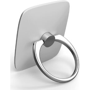 GOOSPERY Ring Stand Holder, Wow Ring [Metallic Finish] 360 Degree Rotating Kickstand [Light Anti Drop Finger Phone Grip Ring] Universal Smartphone Compatible - Black