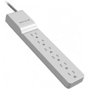 Belkin BE106000-2.5 6-Outlet Home/Office Surge Protector (2.5ft Cord) in Saudi Arabia