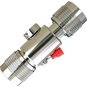 N-Male to N-Female Adapter Width Surge Protector 0-6GHz WiFi Antenna Coaxial Cable RF Converter -Wireless Network Connector -Lightning Protection Arrestor -Coax Suppressor -Tupavco TP1604