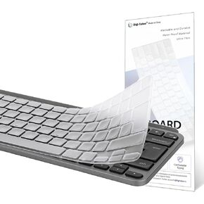 Keyboard Cover for Logitech MX Keys Mini (EU/UK ISO Layout, 7 Shape Enter Key) - Ultra Thin, High Transparency Keyboard Cover Keyboard Protector Skin