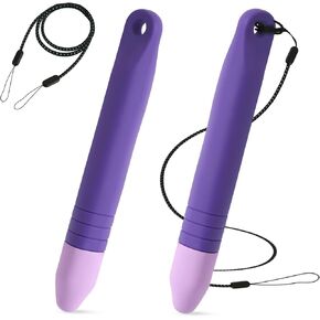 2pcs Kid-Friendly Stylus Pens with Anti-Loss Lanyards, Kids Stylus Pens for Touchscreen Kids Writing Stylus Compatible with iPad iPhone Android All Touch Screen Devices (Blue)