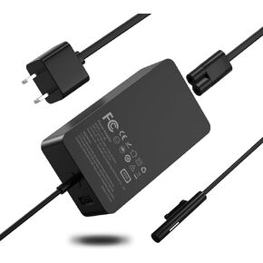 65W Laptop Charger Surface Pro Charger for Microsoft Surface Charger 9,8,7+,7,6,5,4,3,X, Windows Surface Laptop 5,4,3,2,1,Studio, Surface Go, Surface Book 3, 2, 1, Support 44W 36W Laptop