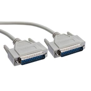 InstallerParts 10 ft DB25 Male to Male Serial Cable 25C Straight