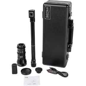 AstrHori 18mm F8 Macro 2X Probe Lens 90-Degree Angle of View 100% Wet Proof Camera Lens Compatible with Lumix/Sigma/Leica L-Mount Cameras Full Frame Specialty Built-in Ring Light