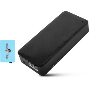 Targus USB-C Universal Docking Station Bundle With Docztorm Hub (8in1 Adapter for USB-C and Thunderbolt-Enabled Laptops, Notebooks and PCs- Single Cable for 100W Charging Networking or Data Transfers)
