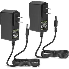 TOBWOLF 2PCS DC 5V 2A 10W محول الطاقة، AC 100-240V إلى DC 5V 2A AC الجدار محول الطاقة، 5.5 × 2.5 مم مقبس DC متوافق أيضًا مع مقبس 5.5 × 2.1 مم شاحن جداري لكاميرات CCTV وأضواء LED
