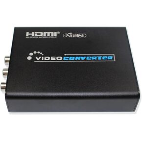 HDMI to 3RCA AV CVBS Composite & S-Video R/L Audio for DVD VCR PS2 PS3 Xbox HDTV