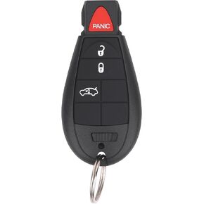 Key Fob Entry Remote Control Key Compatible with Chrysler 300, Dodge Charger, Dodge Challenger, Dodge Magnum, Replacement for M3N5WY783X IYZ-C01C, 4 Button (Single)
