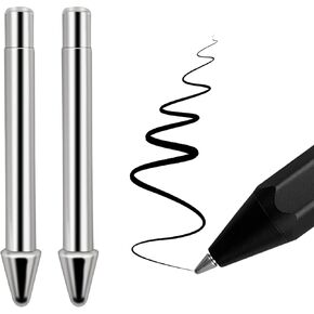 No Wear Out Titanium Alloy Pen Tips fits for Surface Pen, Realititcs Pencil Like Refill Replacement Nibs fits for Microsoft Surface Pro 7 6 5 4 Series(Model 1776) Surface Laptop Stylus Pen,2 Pack