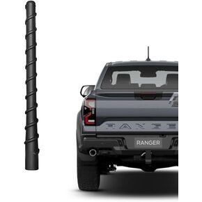 GN1Z-18A886-A Radio Antenna Mast Fit for Ford Ranger (2019-2024) | EcoSport (2018-2024) | 7" Spiril Flexible Rubber Antenna, Optimized AM/FM Radio Reception Accessories