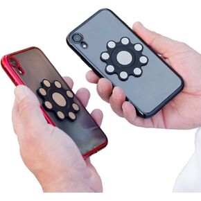 Universal Dual-Cellphone Carrier & Utility, 2 Phone Case, Dual Phone Holder, Double Phone Case for Two Phones, Fits All iPhone & Android Smartphones, The Dual Cellphone Holder Solution.