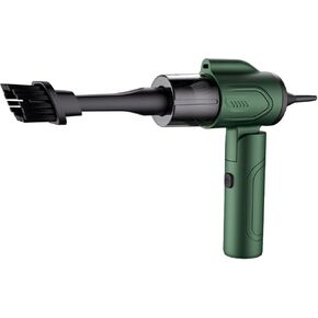 منفضة هواء لاسلكية، منفضة هواء مضغوطة كهربائية ومكنسة كهربائية 2 في 1، منفاخ هواء محمول سريع الشحن - يحل محل علب الهواء المضغوط، للوحة مفاتيح الكمبيوتر، السيارة، بيت الحيوانات الأليفة in Kuwait