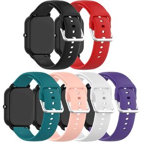Bands Compatible for SKG V9 PRO/TOZO S3 S5/KEEPONFIT IDW21 IDW26/ENOMIR ID208BT/Kuizil T70 Replacement Wristbands, Colourful Silicone Bracelet Quick Release Strap Arm Bands, Soft and Durable