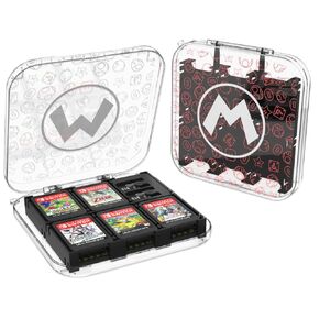 pdobq Switch Game Crad Case for Nintendo Switch, 12 Game Card Slot Switch Cartridge Case for Switch Oled Game Card and SD Card, Portable Switch Game Card Storage Holder for Nintendo Accessories in Kuwait