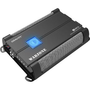 Gravity 2000.1D Class D Car Audio Amplifier – 1000 Watts True RMS @ 1 Ohm Max Power at 2000W, 1/2/4 Ohm Stable, Digital, Monoblock, Mosfet Power Supply, Great for Subwoofers