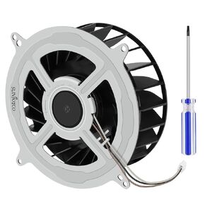 SUNJOYCO Internal Cooling Fan for PS5,Internal Cooler Fan Replacement KSB1212HGG4E 12V 2.15A 23 Blades Fan with T8 Screwdriver Open Tool Compatible with Sony Playstation 5 in Kuwait