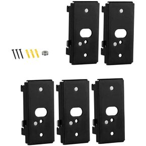 5 pcs Replacement Wall Mounting Bracket Compatible with Bose SlideConnect WB-50 - Black (UFS-20),Lifestyle 525 535 III,Lifestyle 600,soundtouch 300 soundtouch 520,CineMate 520 Wall Bracket