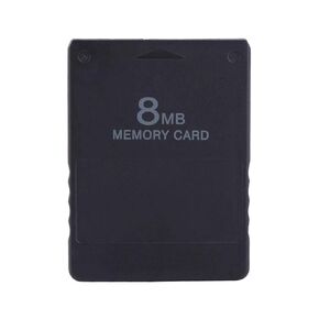 PS2 Memory Card, High Speed Game Memory Card Plug and Play 6 Kinds Memory Capacity Games Accessories for PS2 Slim line Version(8M)