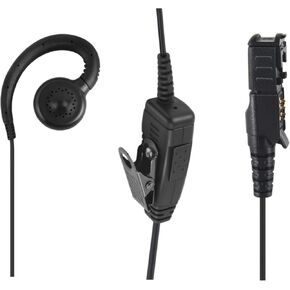 Walkie Talkie Earpiece with Mic Ear Piece Ptt Microphone Headset for Motorola xpr 3300e 3500e 3500 xpr3300e xpr3500e xpr3500 xpr3300 2-Way Radios(C Ring Swivel)