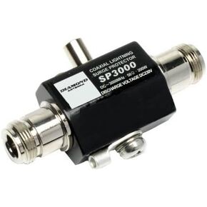 Diamond Original SP3000 DC-3000MHz Coax Surge Protector/Lightning Arrester - Connectors: N Female to N Female