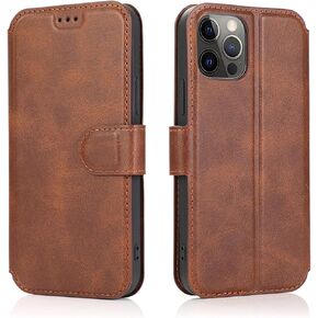 QLTYPRI Case for iPhone 11, Premium PU Leather Simple Wallet Case [Card Slots] [Kickstand] [Magnetic Closure] Shockproof Flip Cover for iPhone 11 6.1 inch - Black