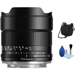 TTArtisan 10mm F2 APS-C Fisheye 105° Wide Angle Manual Lens for Fuji X Fujifilm XF Mount XS10 XS20 XT30 XT5 XH1 XE1 XA3 XA5 X100V X100S XPro1 XPro2 XPro3,etc.