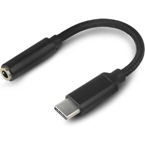 محول صوت Smays USB C إلى 1/8 بوصة متوافق مع iPhone 15، 24 بت 96 كيلو هرتز DAC، يدعم مكالمات الهاتف عبر الميكروفون والبث المباشر in Kuwait