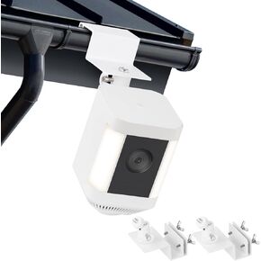 2Pack Gutter Mount for Spotlight Cam Plus/Pro (Battery), Adjustable Weatherproof Metal Mount Bracket, Accessories for Your Security Camera