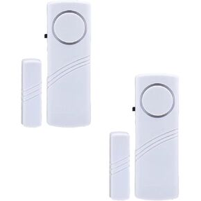 4 Pack Window Door Alarm, Door Sensor Alarm for Kids Safety, Alarm System for Home Security for Pool, Garage, Apartment, Dorm, RV and Office