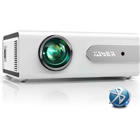 YABER U10 SE Projector with WiFi and Bluetooth, Native 1080P, 4K Supported, Projector for Outdoor Movies, 300 Inch, Zoomable, 10W Speakers, Home Theater, Compatible with TV Stick, iOS, Android-Premium
