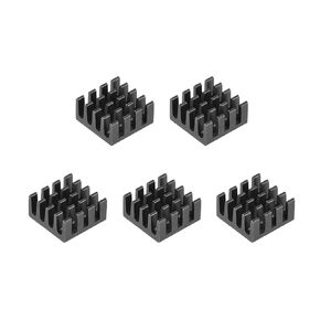uxcell Electronic Radiators Heatsink for MOS GPU IC Chip Black 14 x 14 x 10 mm 5pcs