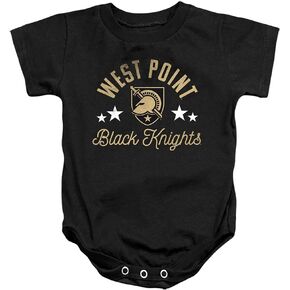 LOGOVISION US Military Academy Official Black Knights Unisex Infant Snap Suit for Baby