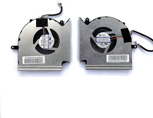New CPU+GPU Cooling Fan Replacement for MSI GE63 GE73 GE63VR GE73VR 7RF 7RE MS-16P1 MS-17C1 PAAD06015SL N383 N384 in Saudi Arabia