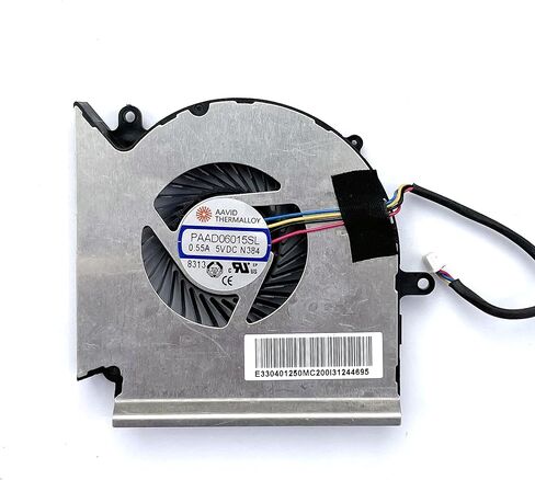 New CPU+GPU Cooling Fan Replacement for MSI GE63 GE73 GE63VR GE73VR 7RF 7RE MS-16P1 MS-17C1 PAAD06015SL N383 N384 in Saudi Arabia