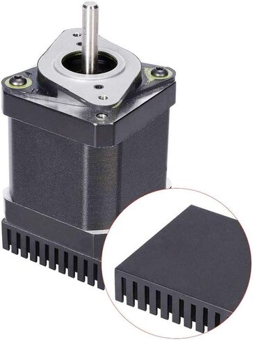 Aluminum Heatsink 4PCS 40x40x11mm Black Aluminum Cooling Fin Radiator with 3M Thermal Conductive Adhesive Tape for Cooling GPU IC Chips VRAM VGA RAM in Saudi Arabia