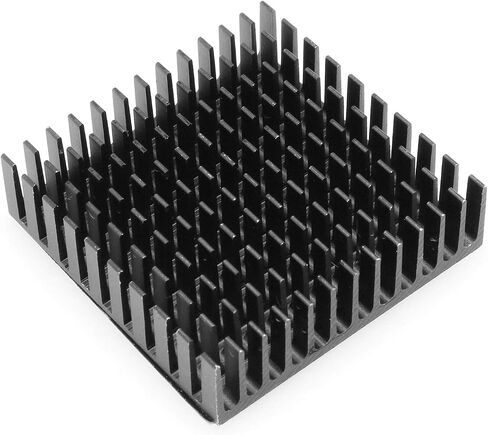 Aluminum Heatsink 4PCS 40x40x11mm Black Aluminum Cooling Fin Radiator with 3M Thermal Conductive Adhesive Tape for Cooling GPU IC Chips VRAM VGA RAM in Saudi Arabia
