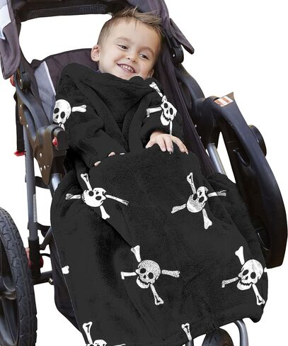 Stroller Blanket for Babies & Toddlers - The Stroller Wearable Fleece Baby Blanket w/Sleeves, Foot Pocket & Hand Covers - Soft Baby Blanket for Girls & Boys - Small, 26 x 27", Jungle in Saudi Arabia