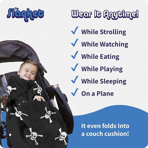 Stroller Blanket for Babies & Toddlers - The Stroller Wearable Fleece Baby Blanket w/Sleeves, Foot Pocket & Hand Covers - Soft Baby Blanket for Girls & Boys - Small, 26 x 27", Jungle in Saudi Arabia