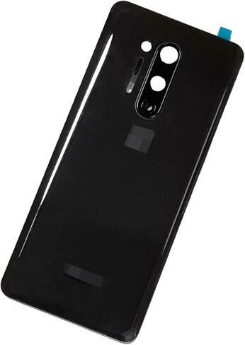 قطع غيار غطاء زجاجي خلفي للباب الخلفي لبطارية ون بلس 8 برو لهاتف ون بلس 8 برو 5 جي 6.78 بوصة (أسود) in Kuwait