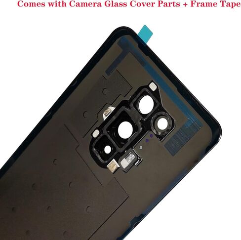 قطع غيار غطاء زجاجي خلفي للباب الخلفي لبطارية ون بلس 8 برو لهاتف ون بلس 8 برو 5 جي 6.78 بوصة (أسود) in Kuwait