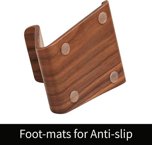 Wooden Cell Phone Stand,Desktop Portable Phone Holder Compatible with iPhone 15 Pro Max 14 Plus 13 12 se,Natural Wood Smartphone Holder for Desk Office,Wooden Craft(Structure Stand) in Saudi Arabia