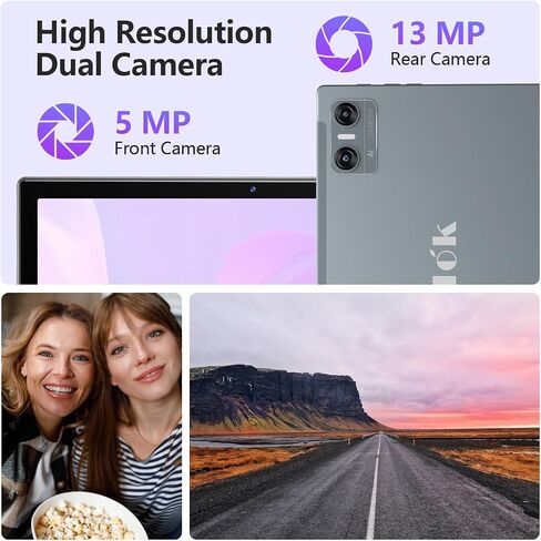 أحدث جهاز لوحي Android 14 لعام 2024، معالج ثماني النواة + 64 جيجابايت + 8 جيجابايت/512 جيجابايت قابل للتوسيع، جهاز لوحي 10 بوصة WiFi 6 +BT 5.0، أجهزة لوحية بكاميرا عالية الدقة بدقة 18 ميجابكسل مع بطارية 7000 مللي أمبير في الساعة، جهاز لوحي 2 في 1 مع حافظة in Saudi Arabia