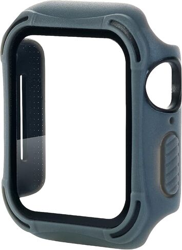 ME Compatible with Apple Watch Series 6 Case, 40mm Hard Case PC and TPU Bumper Cover with Tempered Glass Screen Protector Fits Series 6 5 4 SE, Men Women Apple Watch Accessories in Saudi Arabia