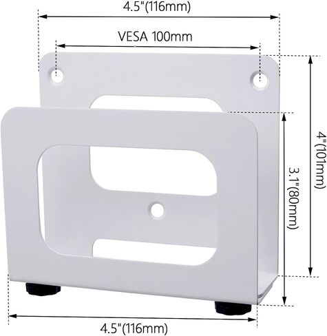 Cable Box Mount Modem Wall Mount Adjustable Wall Mount Holder for Apple TV, Roku, Mac mini, Xiaomi TV Box，Mini PC, Modems, Routers (Narrow) in Kuwait