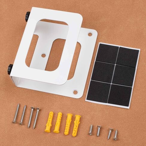 Cable Box Mount Modem Wall Mount Adjustable Wall Mount Holder for Apple TV, Roku, Mac mini, Xiaomi TV Box，Mini PC, Modems, Routers (Narrow) in Kuwait