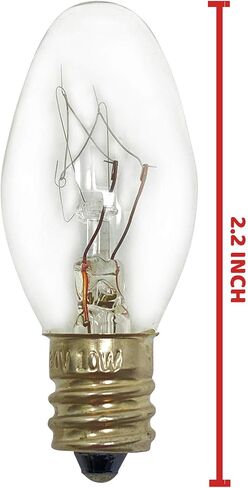 22002263 2 Pack Light Bulb Replacement for Whirlpool WP22002263 120V 10W 17512 22002263 4344602 14200559 in Saudi Arabia
